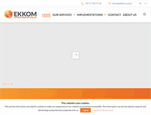Tablet Screenshot of ekkom.com.pl